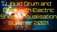 Liquid Drum and Bass with Electric Sheep Visualisation Summer 2021