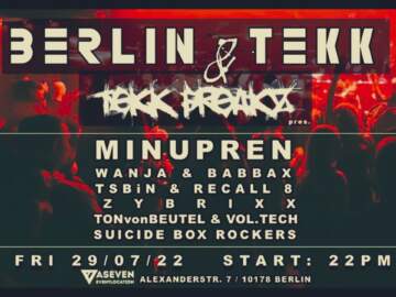 Minupren @ BERLIN TEKK & TEKK FREAKZ NIGHT – Aseven