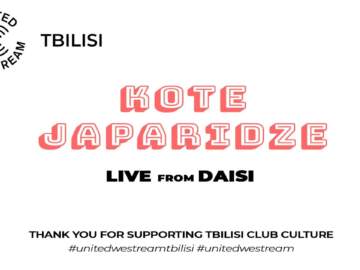 United We Stream Tbilisi #5 | Kote Japaridze [Daisi]