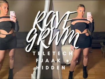 RAVE GRWM FOR FJAAK TELETECH @ HIDDEN | LET’S CATCH