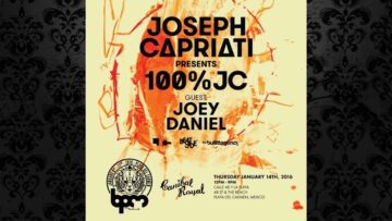 Joseph Capriati @ 100% JC, Canibal Royal, The BPM Festival