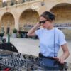 Anfisa Letyago at Saluting Battery, in Malta for Cercle