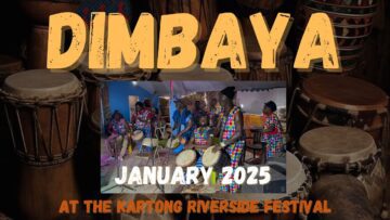 Djembe Drumming Group ‘Dimbaya’ Performs at the Kartong Riverside Festival